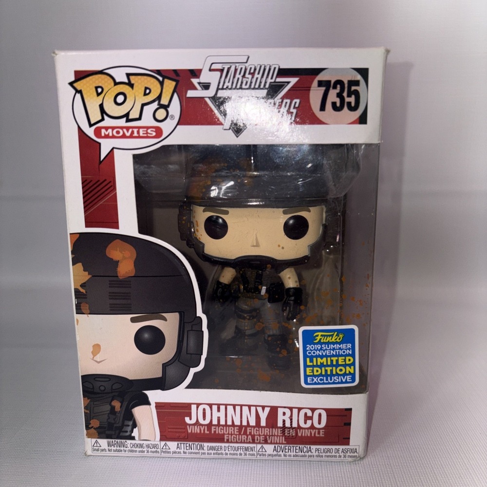 Funko Pop! Movies Starship Troopers #735 Johnny Rico 2019 Summer Convention NIB